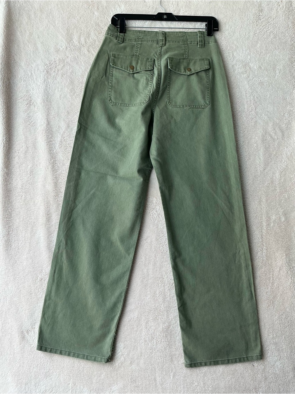 Universal Thread Olive Green High-Rise Wide Leg Jeans - Picture 3 of 8